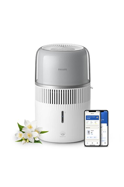 Philips Обезвлажнител от серия 5000 HU5710/00, 4.5 л, Таймер, До 56 м² (Бял)