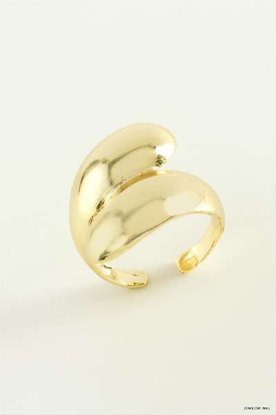 ZERO LAND Zngzrmll Water Drop Metal (30352) Ring Yellow