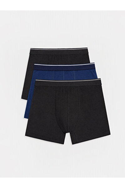 LC Waikiki Peak New Season Mixed Cotton Flexible Men's Boxer 3-Pack