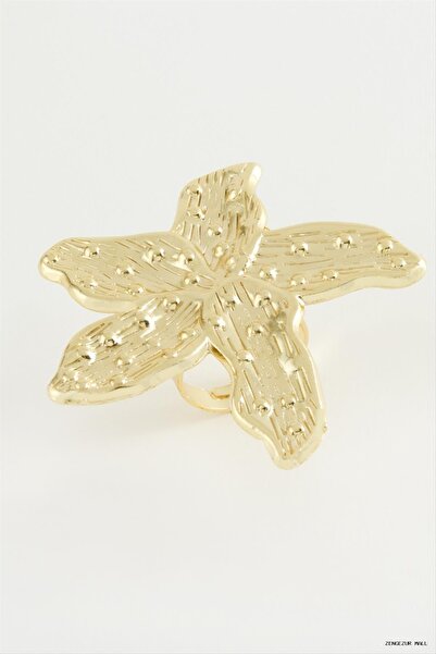 ZERO LAND Zngzrmll Flower Metal (54428) Ring Yellow
