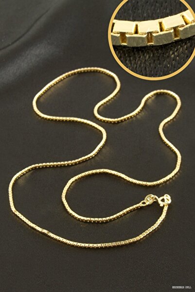 ZERO LAND Zngzrmll Xuping Square Steel Necklace Chain 55 (53237) cm Yellow