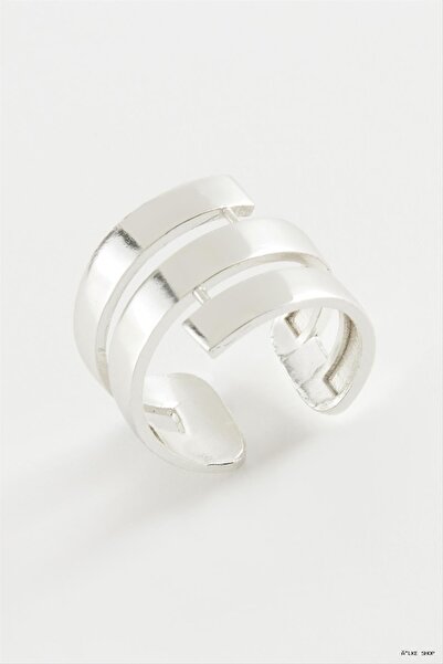 ZERO LAND Ilkestor Twisted Metal Ring (61045) Silver Color