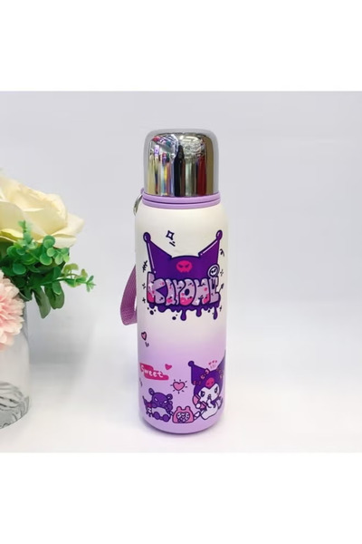 GGEROU Kids Water Bottle 520ml Insulated Bottles Stainless Steel Vacuum Therm...