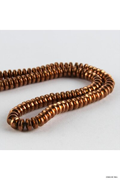 ZERO LAND Zngzrmll Rondela Hematite Stone Small 6 (61052) mm Brown