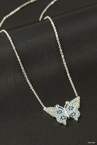 ZERO LAND Ilkestor Zircon Stone Necklace (64326) Silver Color