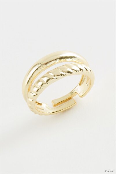 ZERO LAND Ilkestor Twisted Metal (61049) Ring Yellow