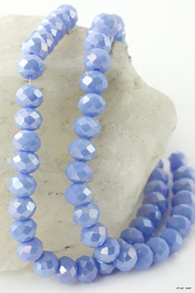 ZERO LAND Ilkestor Colorful Crystal String Stone 8 mm (60324) Blue