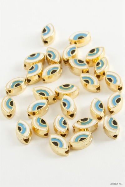 ZERO LAND Zngzrmll Eye Enamel Bracelet and Pendant Horse 1 (55609) Piece Blue