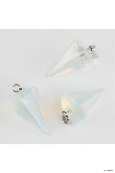 ZERO LAND CONCEPTA Moonstone Pendulum Natural Stone Necklace Pendant (234735)...