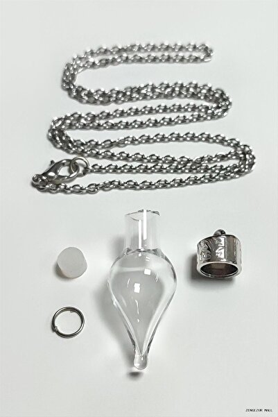 ZERO LAND Zngzrmll Empty Jar Live Pendant (61735) Silver Color