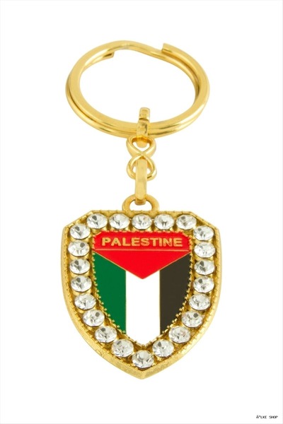 ZERO LAND Ilkestor Palestine Stone (23008) Keychain Yellow