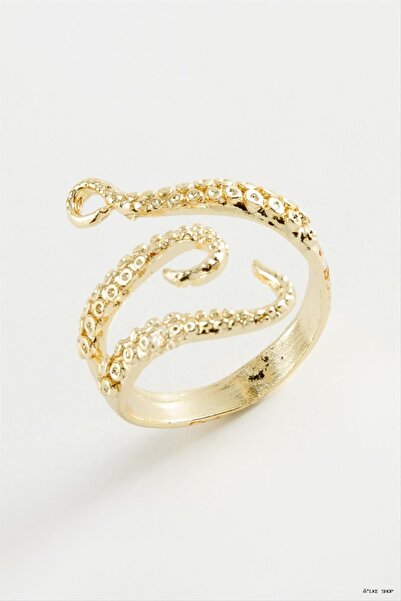 ZERO LAND Ilkestor Snake Metal (61104) Ring Yellow
