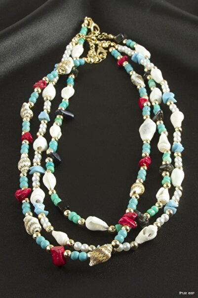 ZERO LAND Ilkestor Sea Shell Beads (61239) Necklace Ebruli