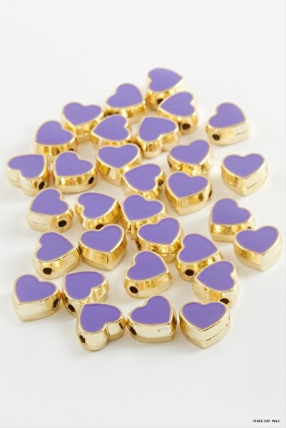 ZERO LAND Zngzrmll Heart Enamel Bracelet and Pendant Horse 1 (55457) Piece Lilac