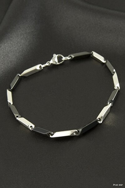 ZERO LAND Ilkestor Square Chain Steel (55601) Bracelet Black