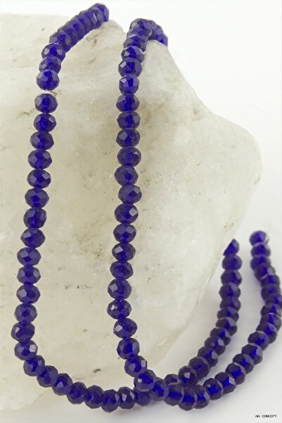 ZERO LAND Aconcept Colorful Crystal String Stone 4 (60303) mm Navy Blue