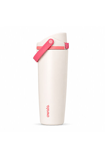 owala 30oz Insulated Stainless Steel Tumbler with Carry Handle Dual Sip & Str...