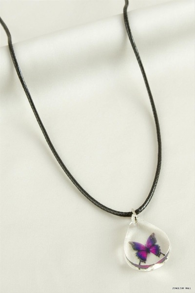 ZERO LAND Zngzrmll Drop Epoxy (62333) Pendant Purple