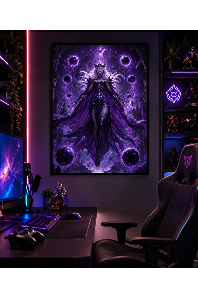 Miutic Print Studio Tablou Gaming League of Legends – Syndra, Suverana Întune...