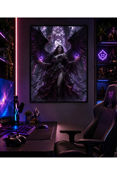 Miutic Print Studio Tablou Gaming League of Legends – Morgana, Îngerul Căzut,...