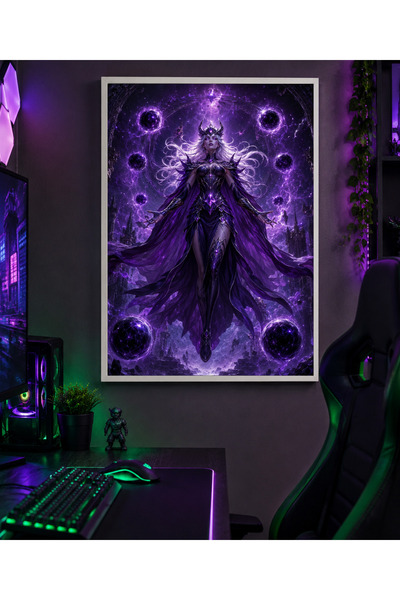 Miutic Print Studio Tablou Gaming League of Legends – Syndra, Suverana Întune...