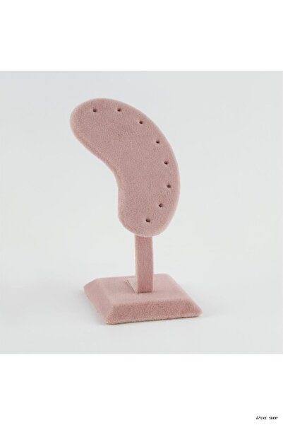 ZERO LAND Ilkestor Anfora Fabric Covered Earring Stand (71602) Pink