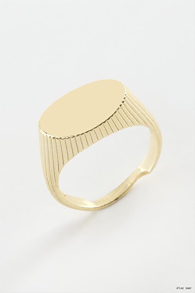 ZERO LAND Ilkestor Name Engravable Metal (65105) Ring Yellow