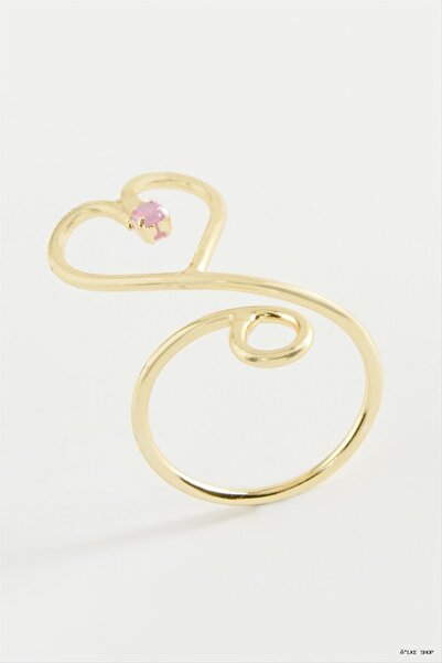 ZERO LAND Ilkestor Heart Stone (70919) Ring Yellow