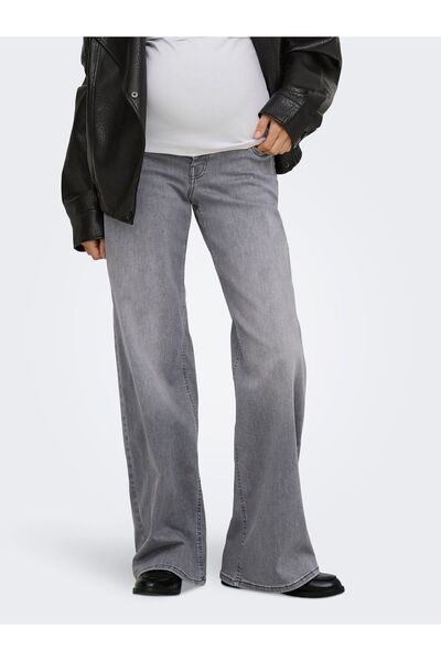 ONLY MATERNITY Jeans mit weitem Bein OLMMADISON Weiter Beinschnitt Jeans