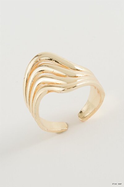 ZERO LAND Ilkestor Oval Metal (65626) Ring Yellow