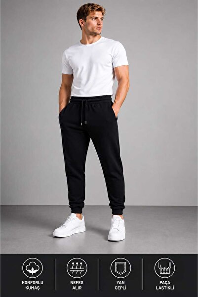 TREND ALİSSE Berlin Men's Sweatpants - Comfortable Loose Sweatpants with Pockets