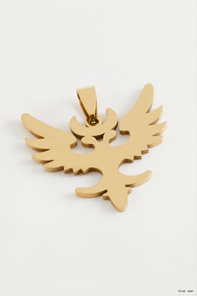ZERO LAND Ilkestor Double-Headed Eagle Steel Pendant 3.5 (71746) cm Yellow