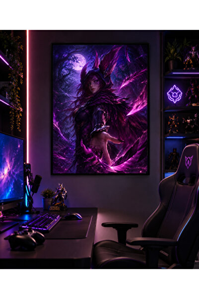 Miutic Print Studio Tablou Gaming League of Legends – Xayah, Rebela Penelor, ...