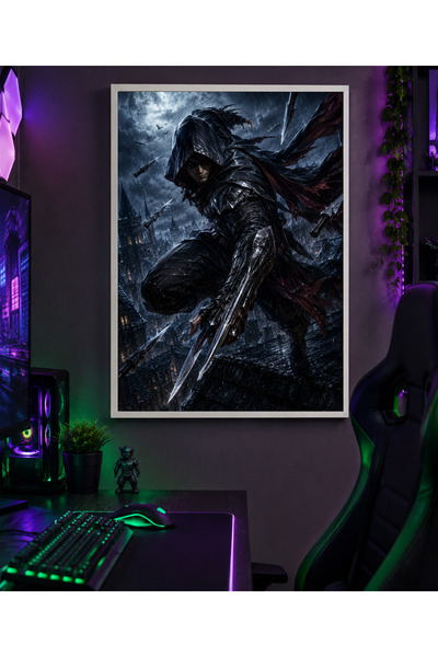 Miutic Print Studio Tablou Gaming League of Legends – Talon, Asasinul Umbrelo...