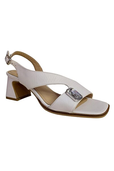 NISH N2638 Women's Genuine Leather Summer Heeled Shoes