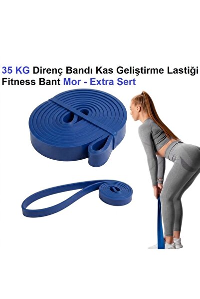 TeknoClass 15-35 KG Direnç Bandı 2li Set Kas Geliştirme Lastiği Fitness Pilates Cross Training Bant Orta ve Sert