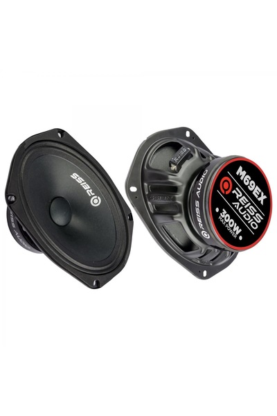 REISS AUDIO Deniz Sound Garage Oval Midrange RS-M69EX 300 Watt 180 Rms Kapakl...