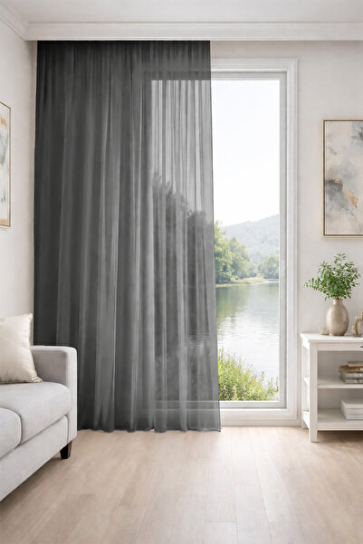 Premier Home Sarin antracit zavese od tila prilagođene veličine 240x250 1x2.5...