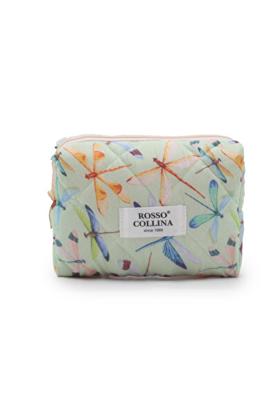 Rosso Collina Patterned Makeup Bag – Zippered