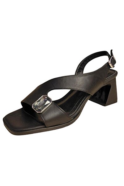 NISH N2638 Women's Genuine Leather Summer Heeled Shoes