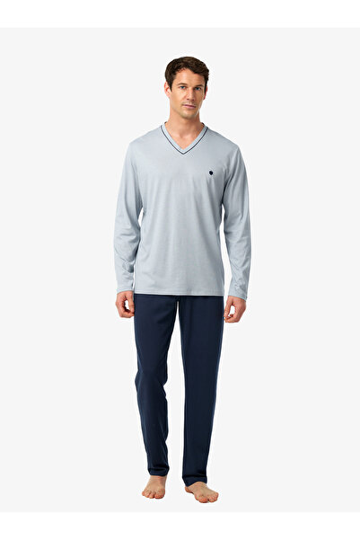 Blackspade Erkek 3lü Set Pijama Takımı 40962 - Gri