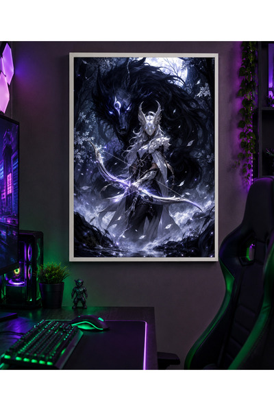Miutic Print Studio Tablou Gaming League of Legends – Kindred, Spiritul Morți...