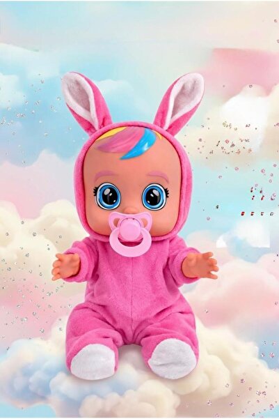 Tıfıl Toys Fuşya Kostümlü Ağlayan Ve Konuşan Et Bebek Emzikli ve Biberonlu İn...
