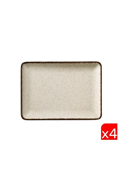 Kütahya Porselen Moderna Rectangular Presentation Plate Cinnamon 23X17Cm Set ...