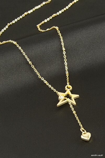 ZERO LAND Spt-Gld Star Y (100006) Necklace Yellow