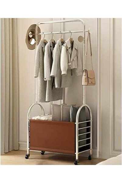 DubaiGallery Modern 60cm Freestanding Clothes Rack with 172cm Height, Large S...