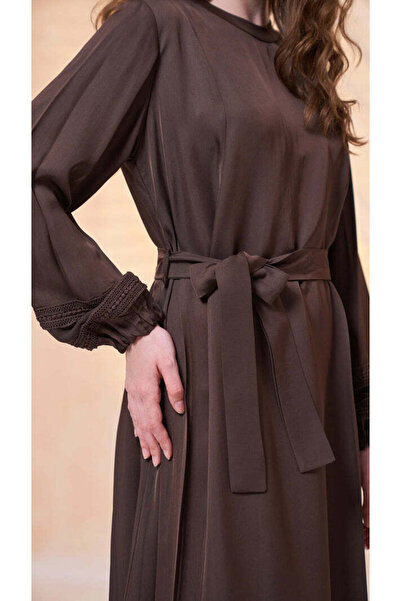 MissWhence Elegant Belted Maxi Dress for Women