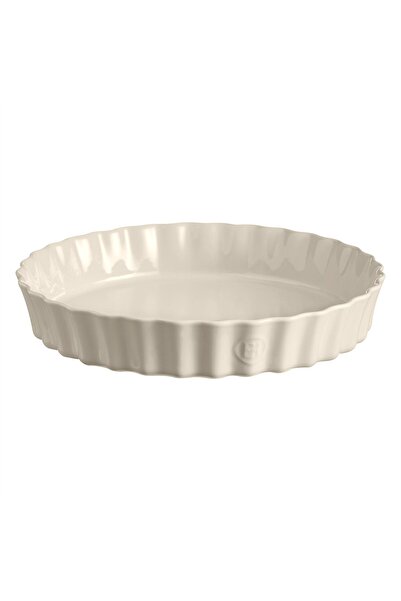 Emile Henry Tart-Börek-Oven Dish Round 32 cm Ecru (Eh026032)