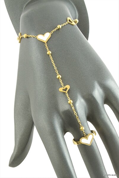 ZERO LAND Spt-Gld Heart Luxury Steel (95609) Şahmeran Yellow