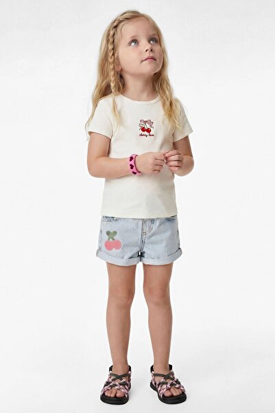 Koton Girls' T-Shirt 6SMG10006AK-010